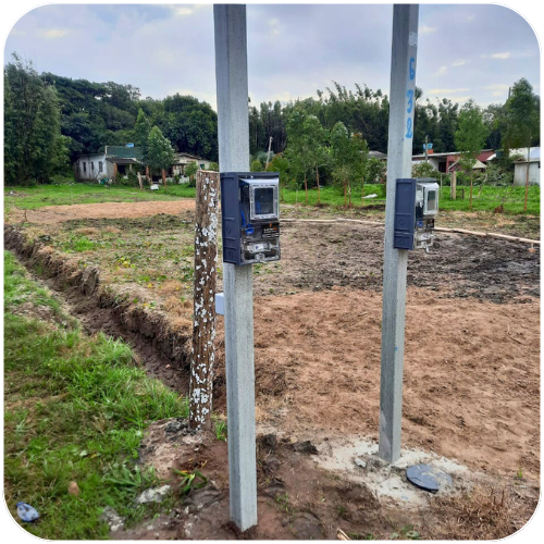Poste de fibra de vidro